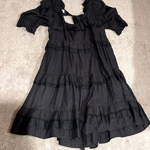 Innika Choo square neckline 100% cotton mini dress size 3 - Picture 1 of 11